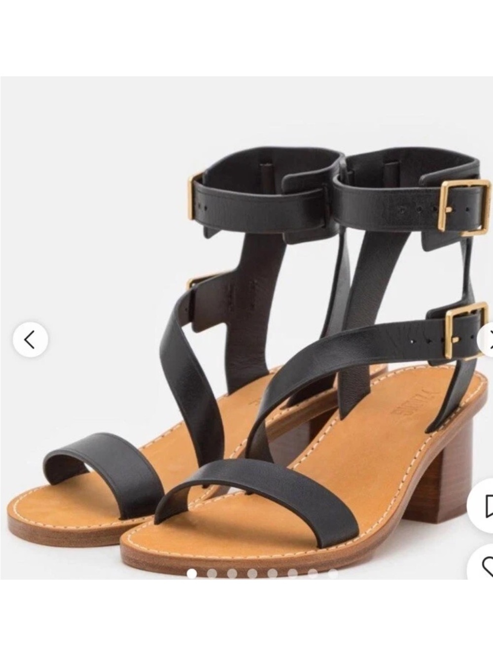 Zadig & Voltaire Cecilia Caprese Women's Sandals Black 39 , 8